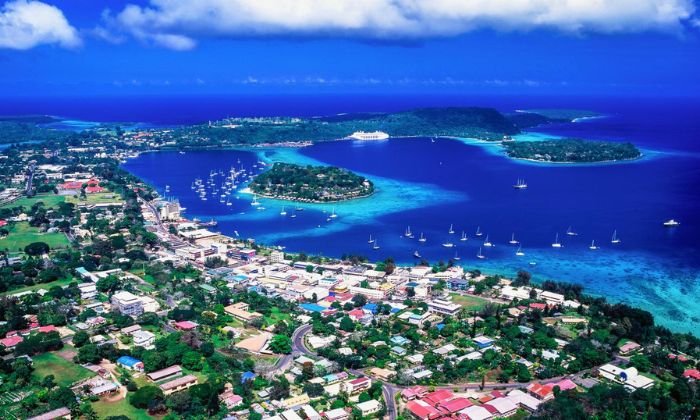 Qantas Airlines Port Vila Office in Vanuatu